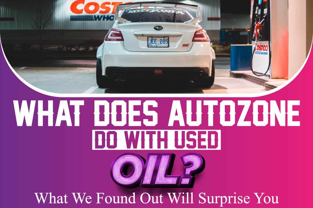 What Does AutoZone Do With Used Oil