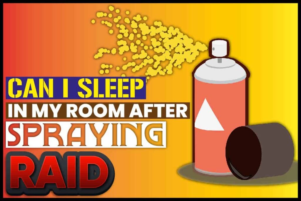 Can I Sleep In My Room After Spraying Raid? A MustRead